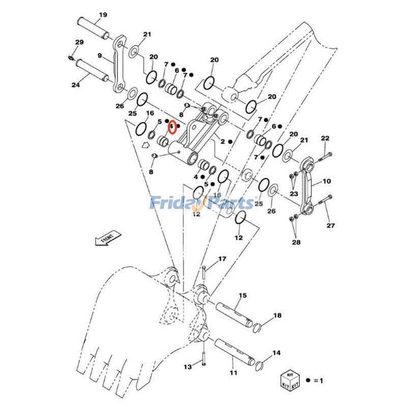 Bushing for Excavator