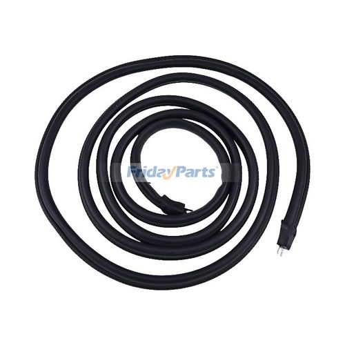 Cab Door Seal For Kenworth T600 T800 W900 - Replaces K207-482, Rubber, Sound Insulation, Waterproof & Dustproof