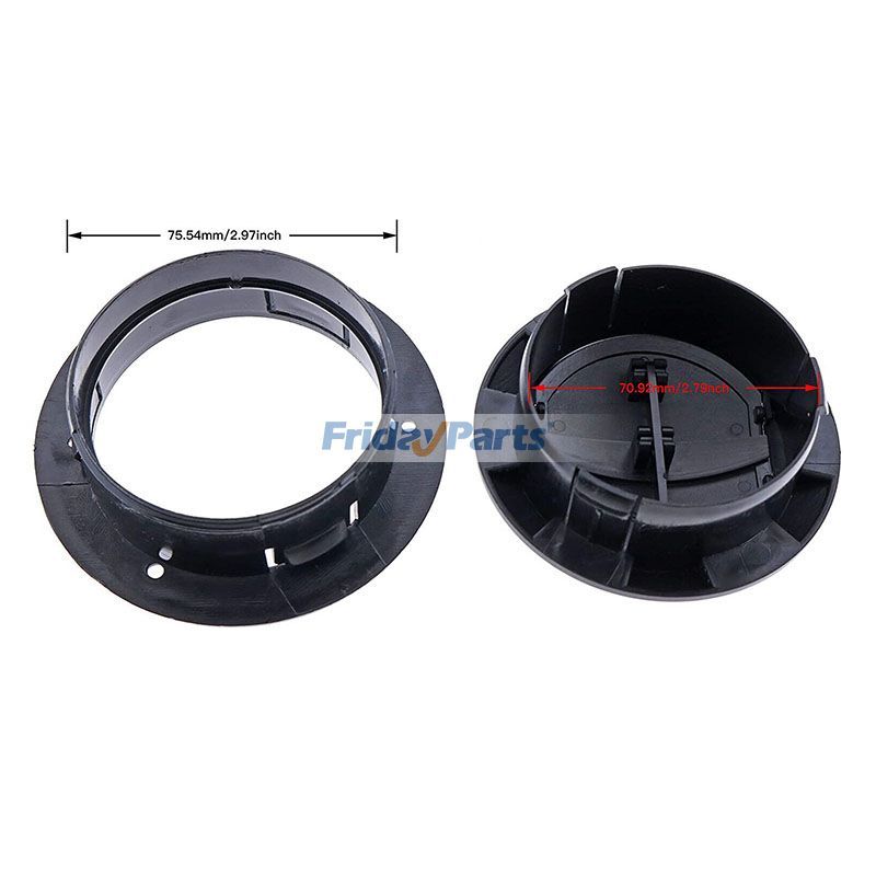 Loader 4 Pcs Cab Heater Vent Cover Louver +