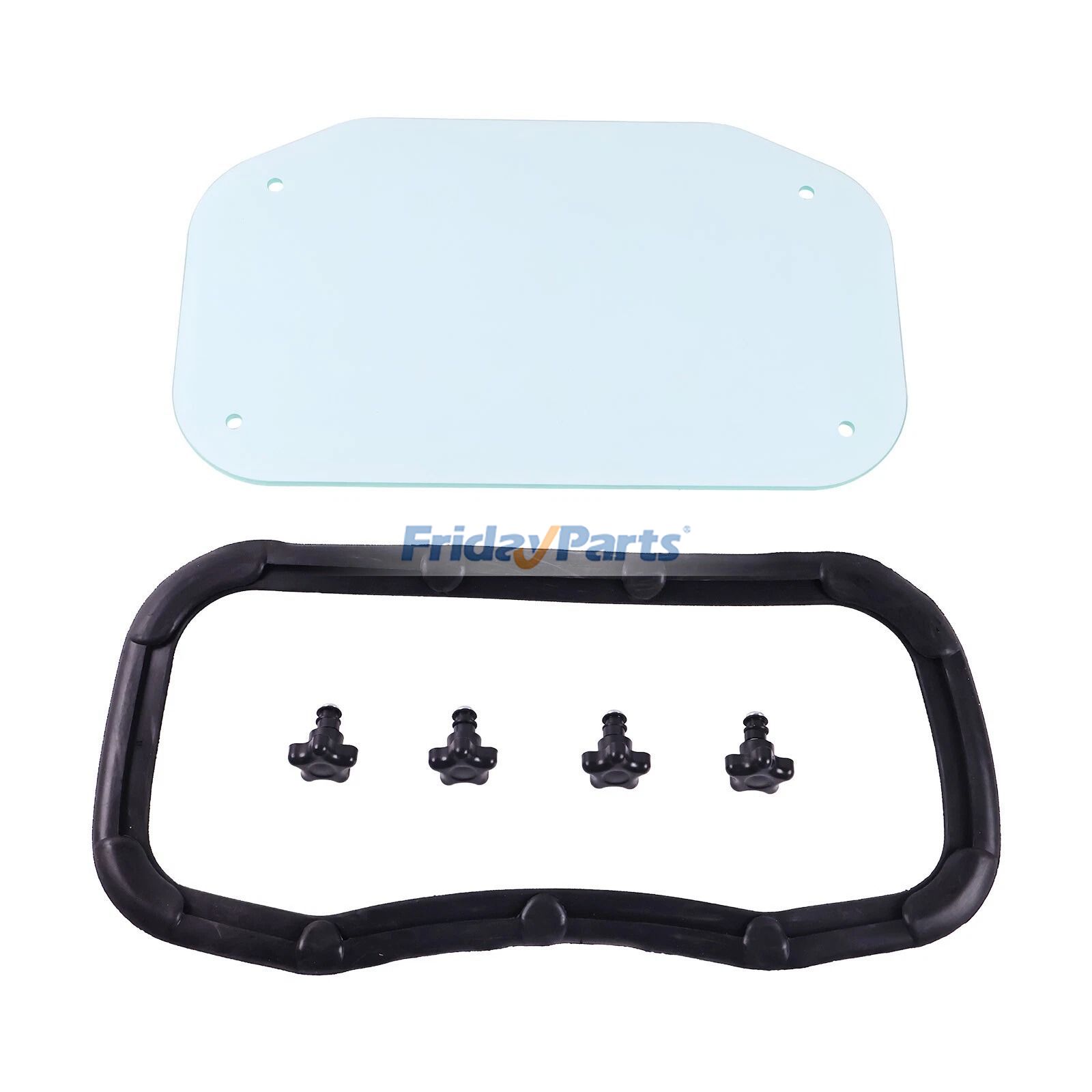 Cab Window Glass Seal Rubber Knob Kit 7105034 7165265 6681614 for Bobcat Loader S130 S175 S185 S205 S250 S300 T180 T190 T300 A300