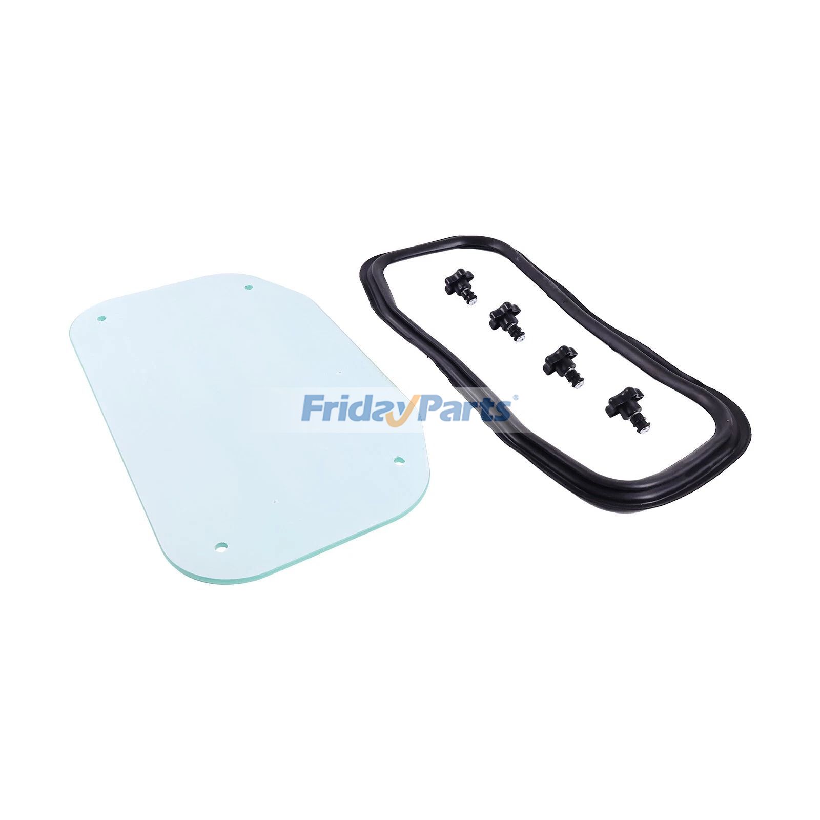 Loader Cab Window Glass Seal Rubber Knob Kit