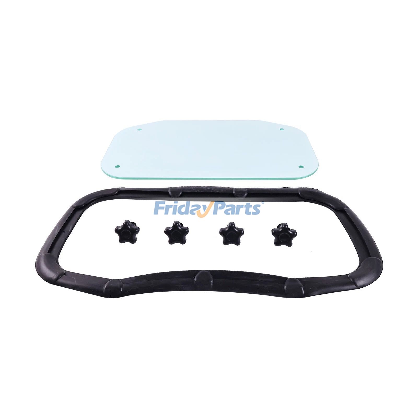  Cab Window Glass Seal Rubber Knob Kit For BOBCAT