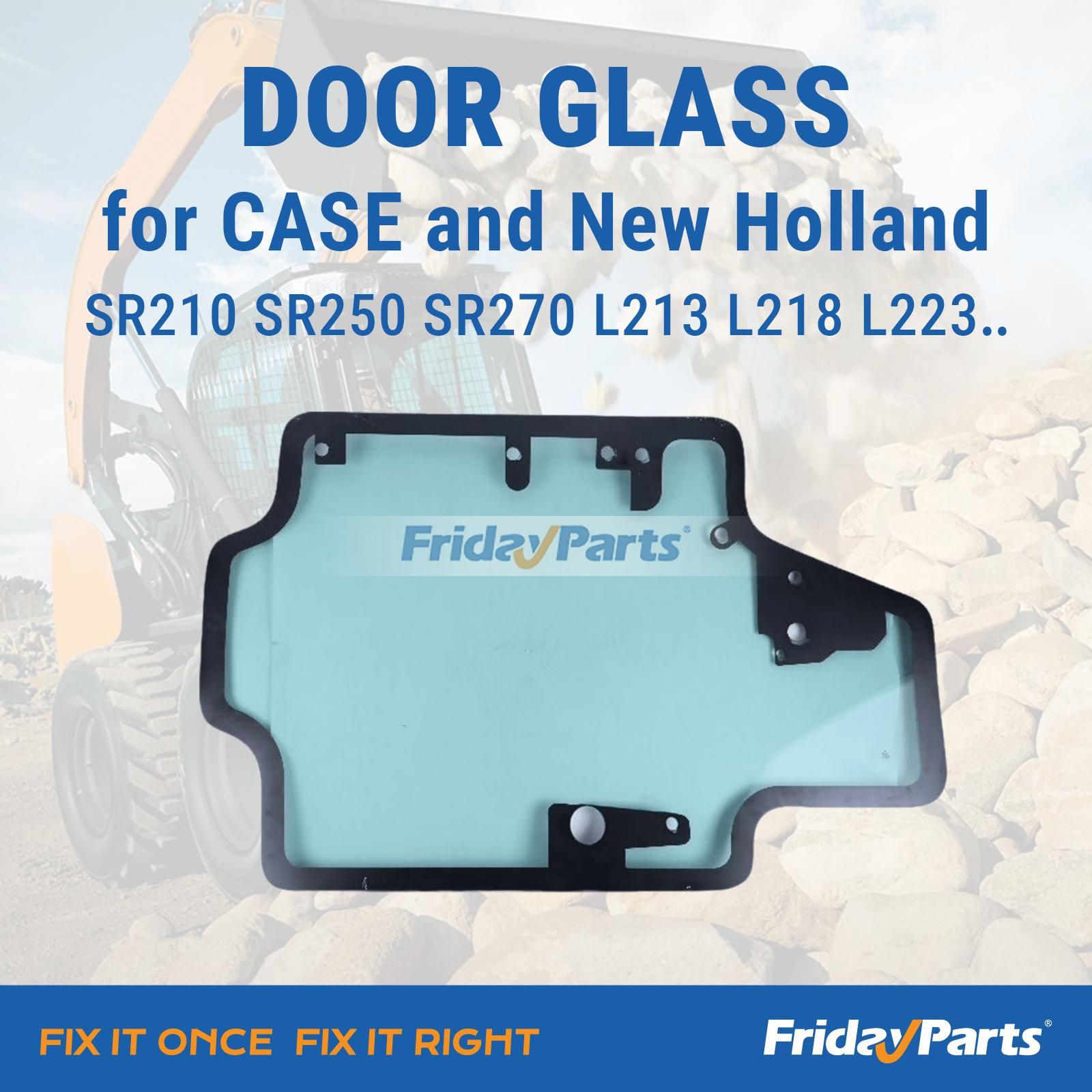 Door Glass for Loader