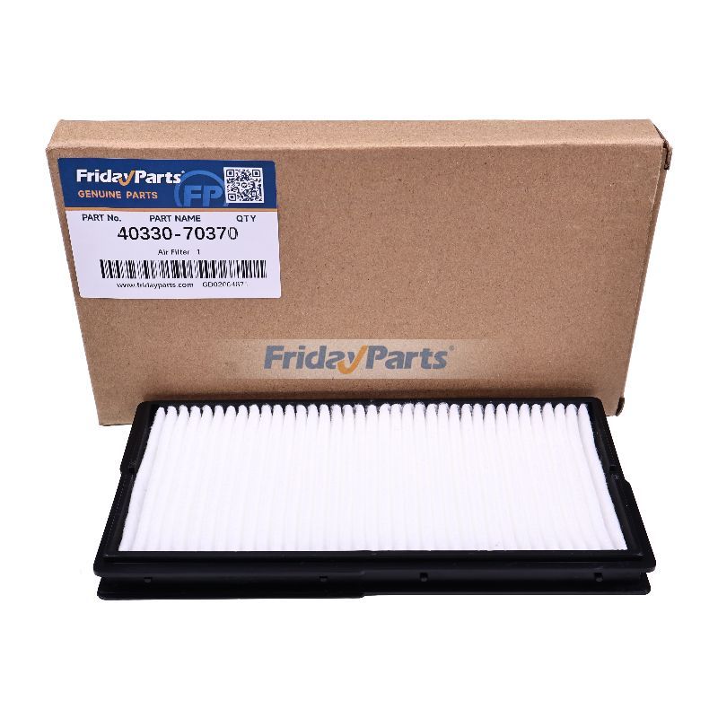 Filtre à air d'habitacle 40330-70370 pour chargeur Kawasaki 60ZIV-2 65TMV 65ZV 70ZV 85ZV 90ZV-2 95ZV-2