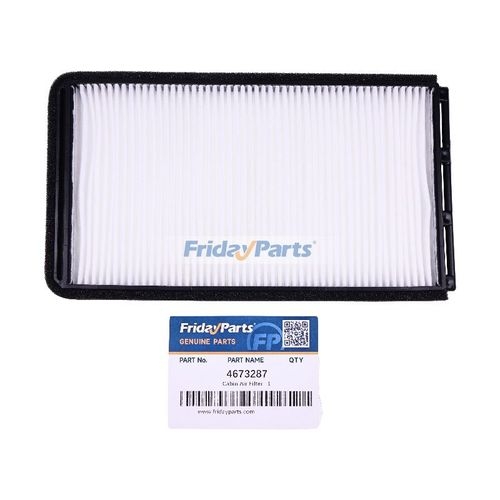 Cabin Air Filter 4673287 for Hitachi Excavator ZX30U-5A ZX35U-5A Cabin Air Filter 4673287 for Hitachi Excavator ZX30U-5A ZX35U-5A