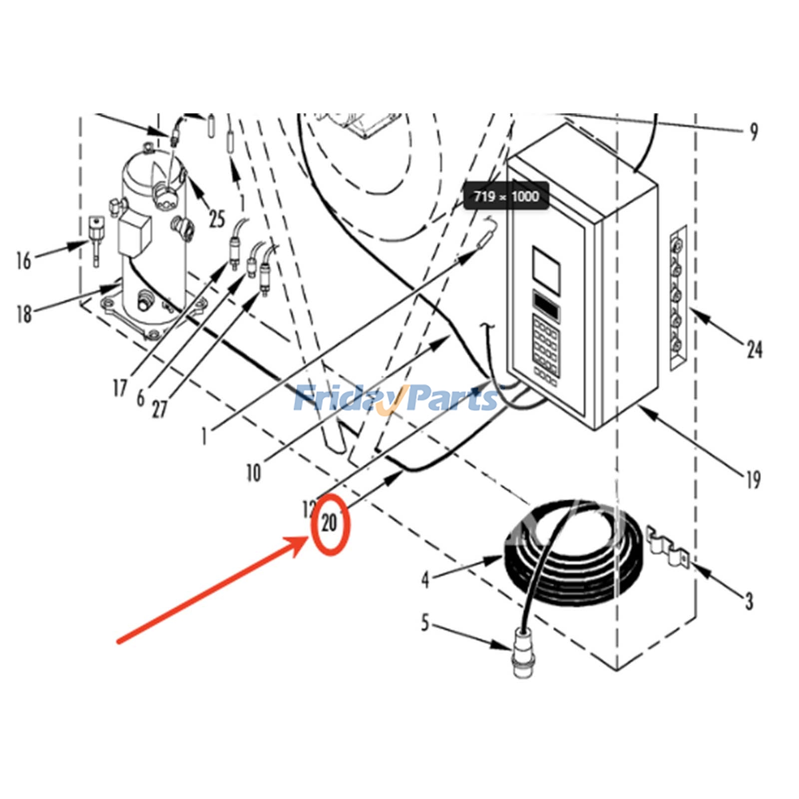 Câblepour Réfrigération de Transport