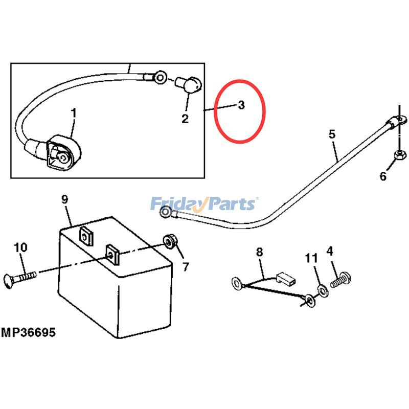  Cable For JOHN DEERE