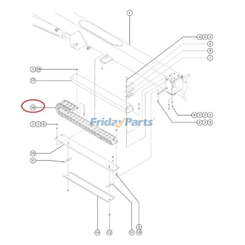 Cable Track Boom Lift For Genie Aerial Work Platforms