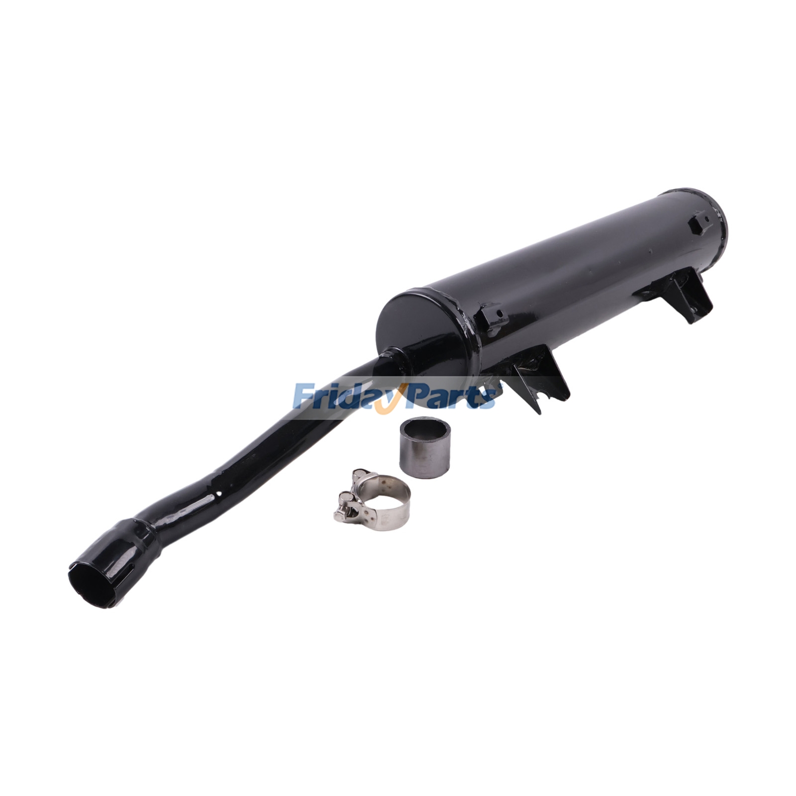 Caltric マフラー（ガスケット付き） 4S1-E4710-00-00 5FU-E4710-00-00 ヤマハ ビッグベア 400 2000-2012年式用