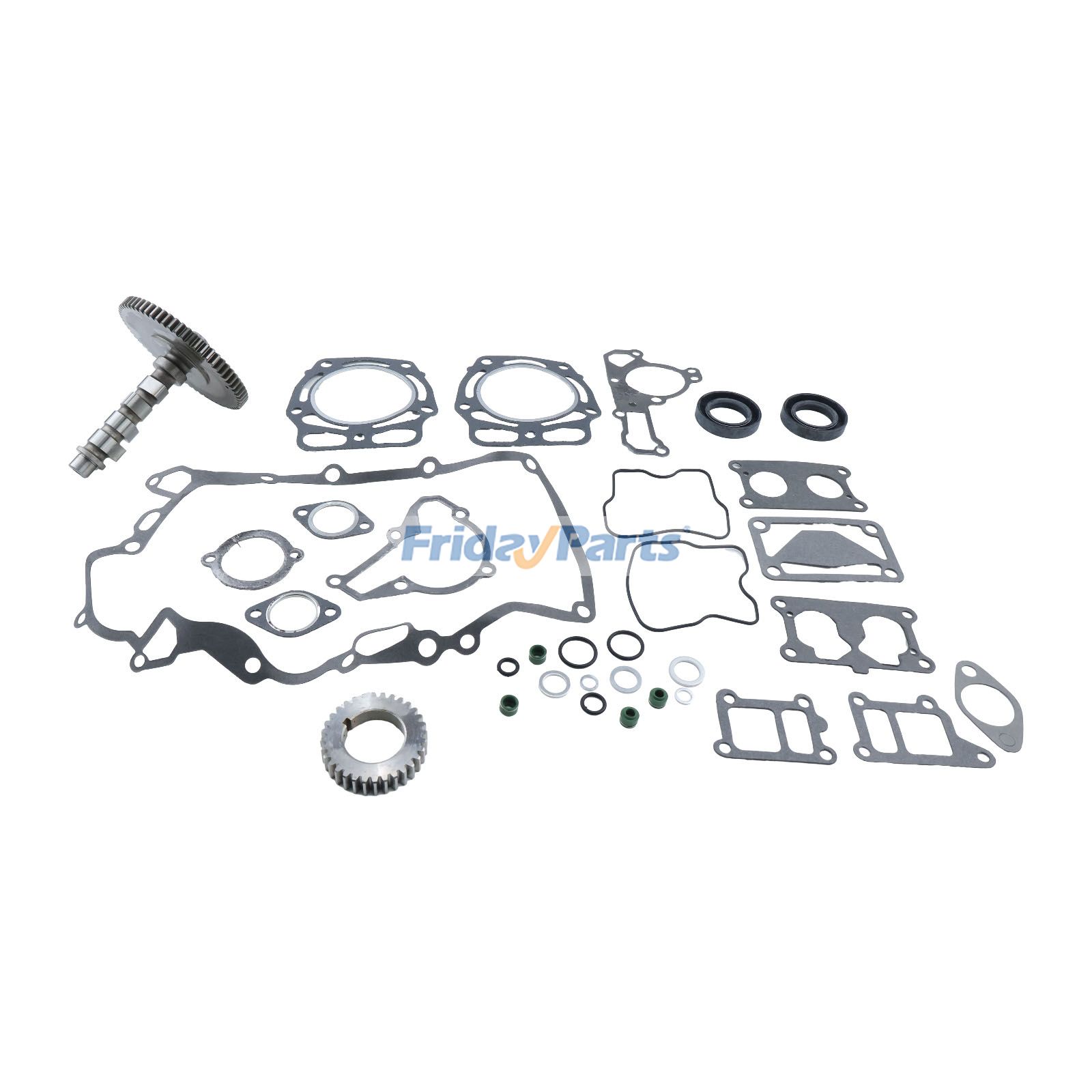 Camshaft And Spur Gear Kit 12044-0803 AM124510 for Kawasaki Engine FD620D KAF620 John Deere Tractor 425 445