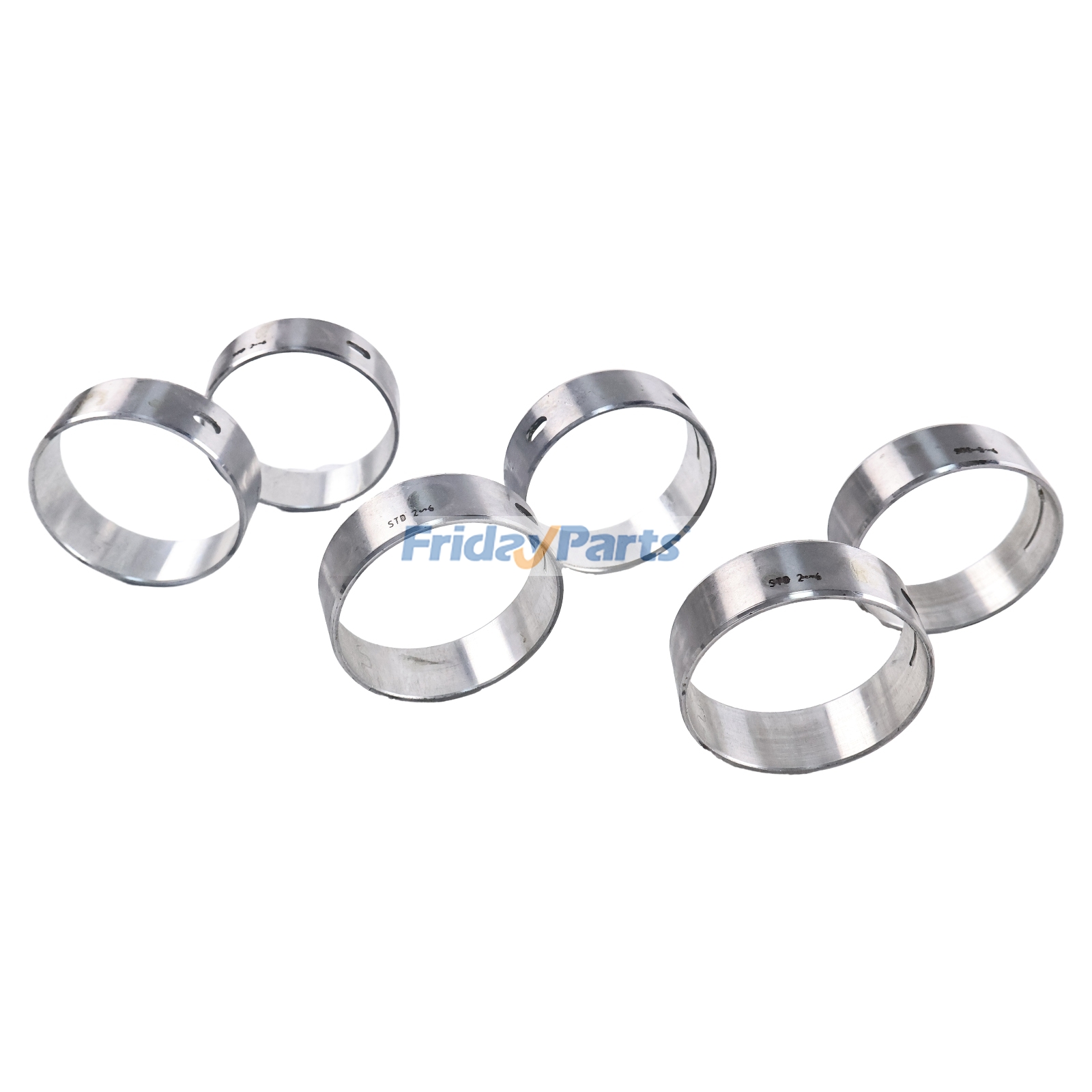 Juego de cojinetes de árbol de levas 9116110480 9116130350 para excavadoras JCB JS130, JS145, JS160, JS180, JS200, JS220 y JS260 de FridayParts