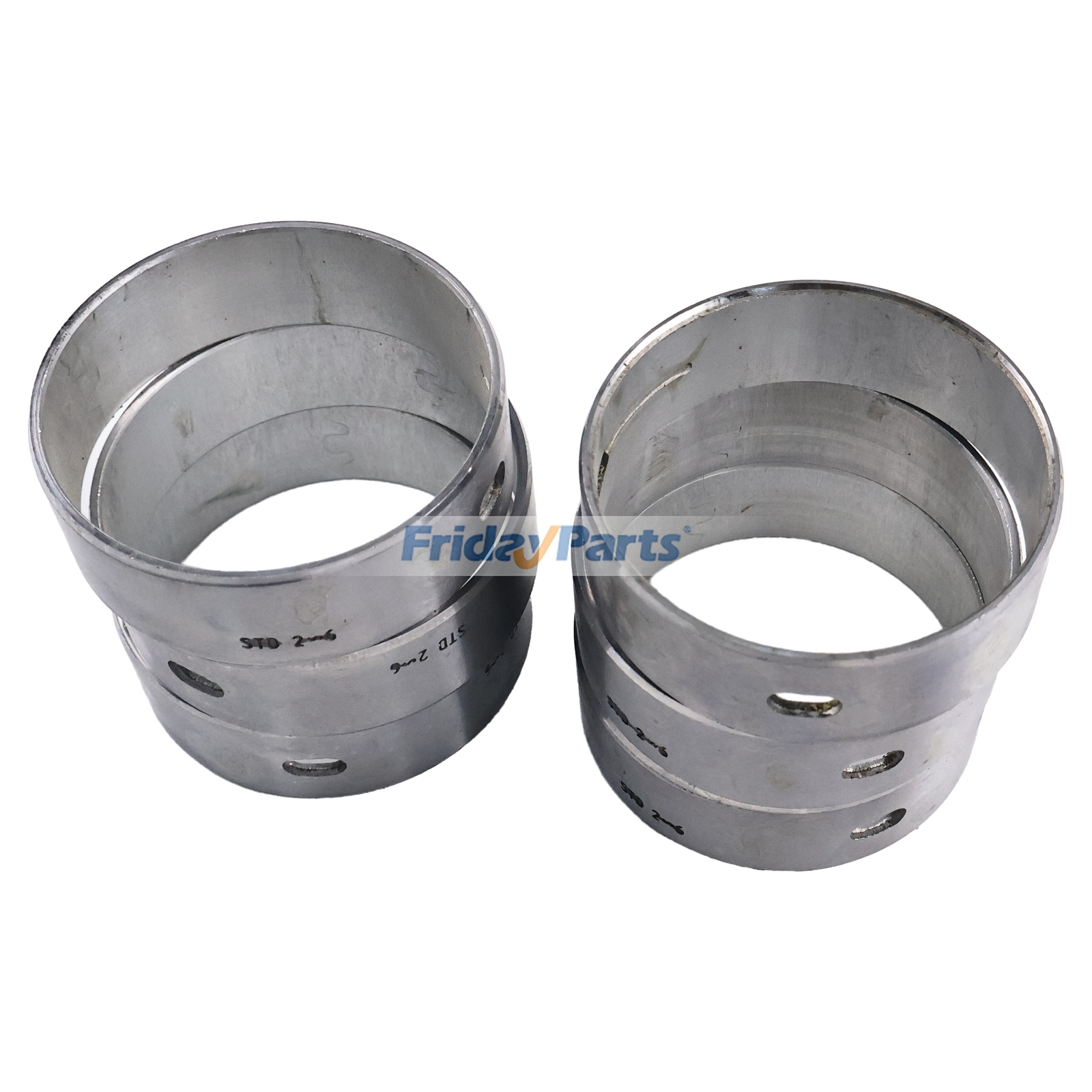 Juego de cojinetes de árbol de levas 9116110480 9116130350 para excavadoras JCB JS130, JS145, JS160, JS180, JS200, JS220 y JS260 Para JCB