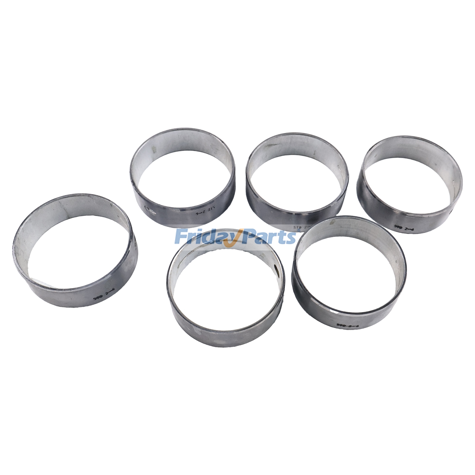 Juego de cojinetes de árbol de levas 9116110480 9116130350 para excavadoras JCB JS130, JS145, JS160, JS180, JS200, JS220 y JS260 para Excavadora Para JCB FridayParts