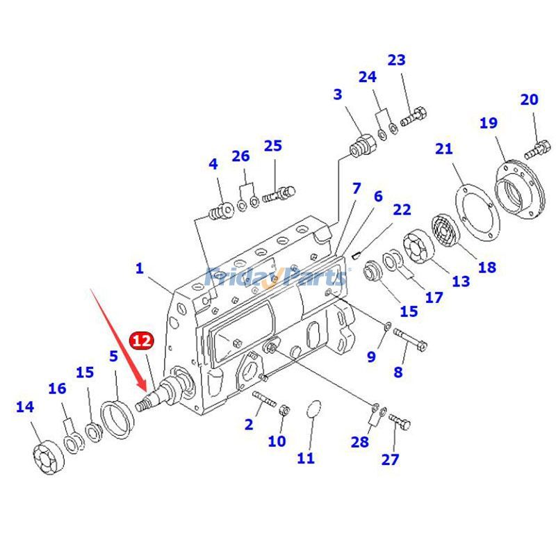  Camshaft Wheel For KOMATSU