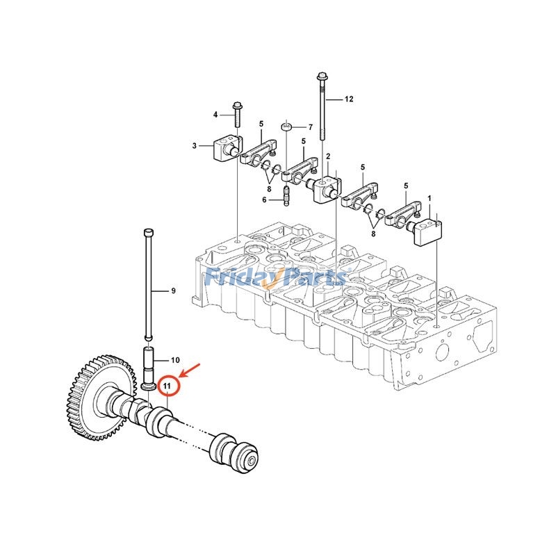 Camshaft for Excavator,Loader
