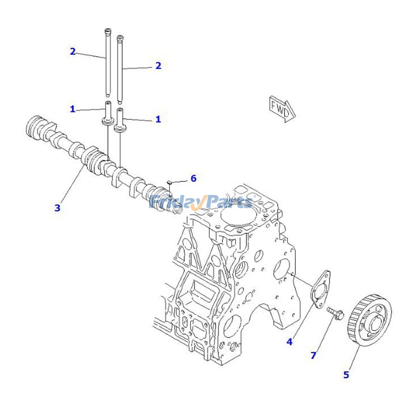 Camshaft-1-1 for Forklift