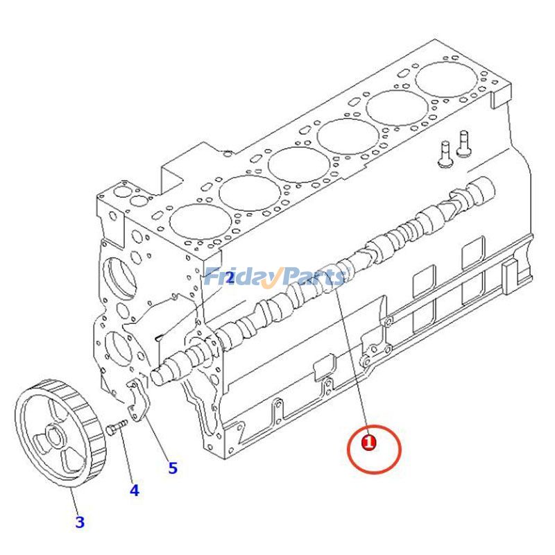 Camshaft for Dozer,Engine,Excavator,Loader,Motor Grader
