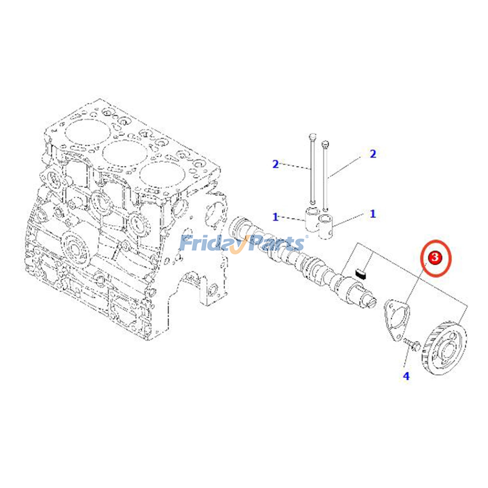 Camshaft for Engine,Excavator