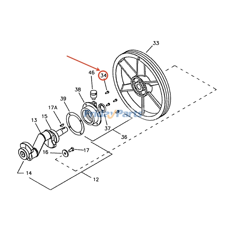 Vis à tête cylindriquepour Compresseur d'Air