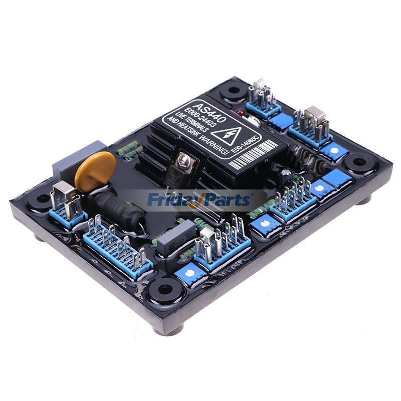Módulo regulador de voltaje automático AVR AS440 compatible con grupos electrógenos