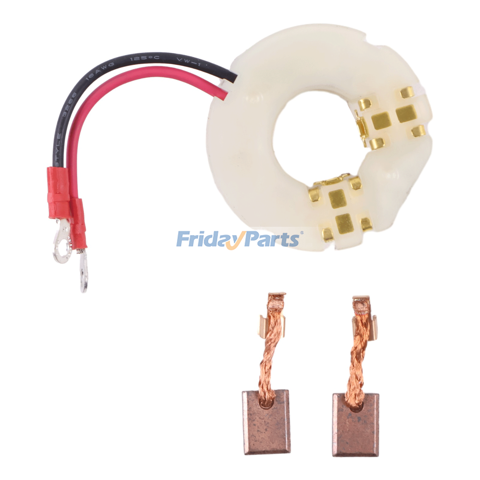 FridayParts Carbon Brush & Holder