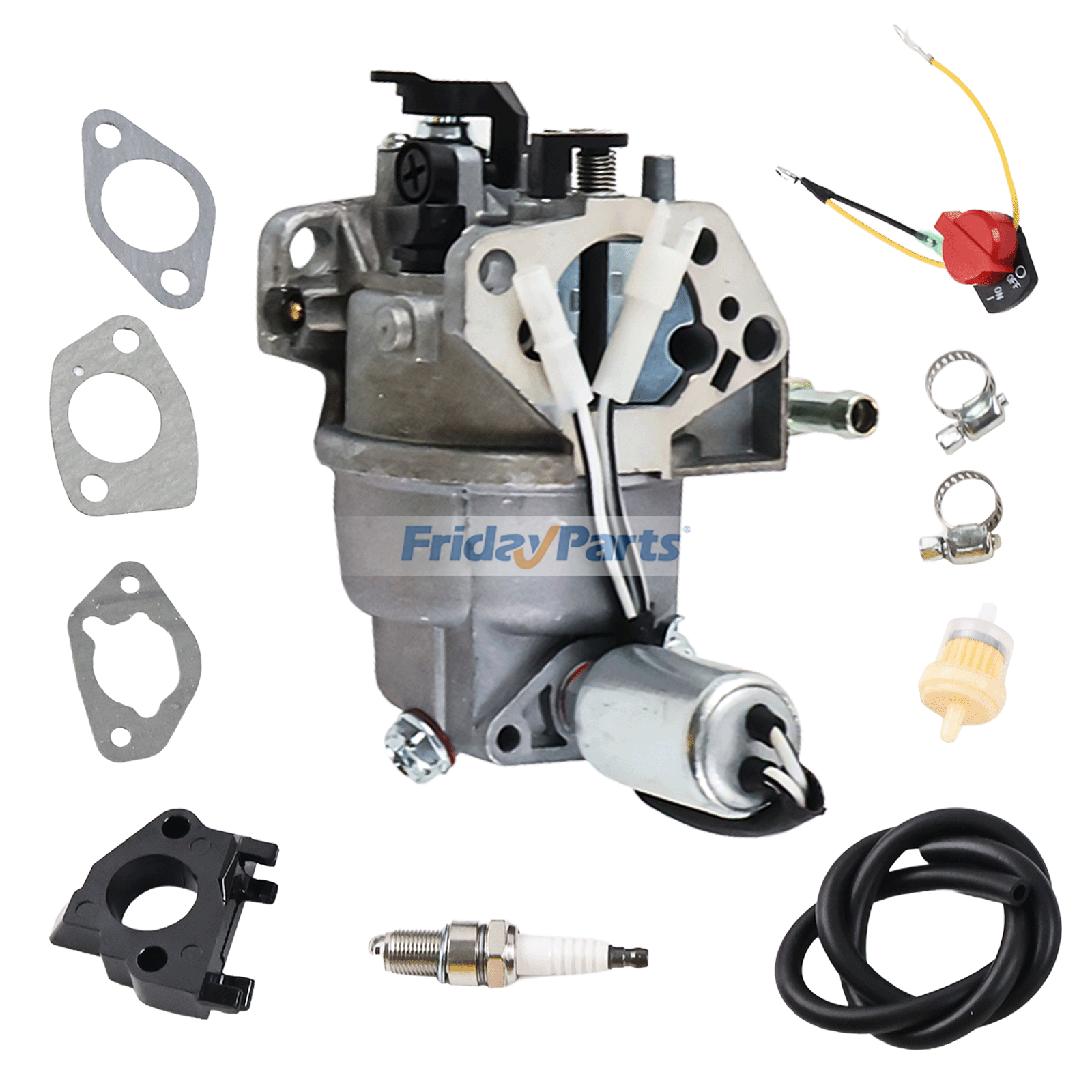 Ensemble carburateur 993-00170A pour moteurs MTD 4X90HU, 4X90HUA, 4X90HW et 4X90H0, Columbia CLT42H et CLT46CVT, Troy-Bilt TB42 et tracteur Cub Cadet XT1-LT42.