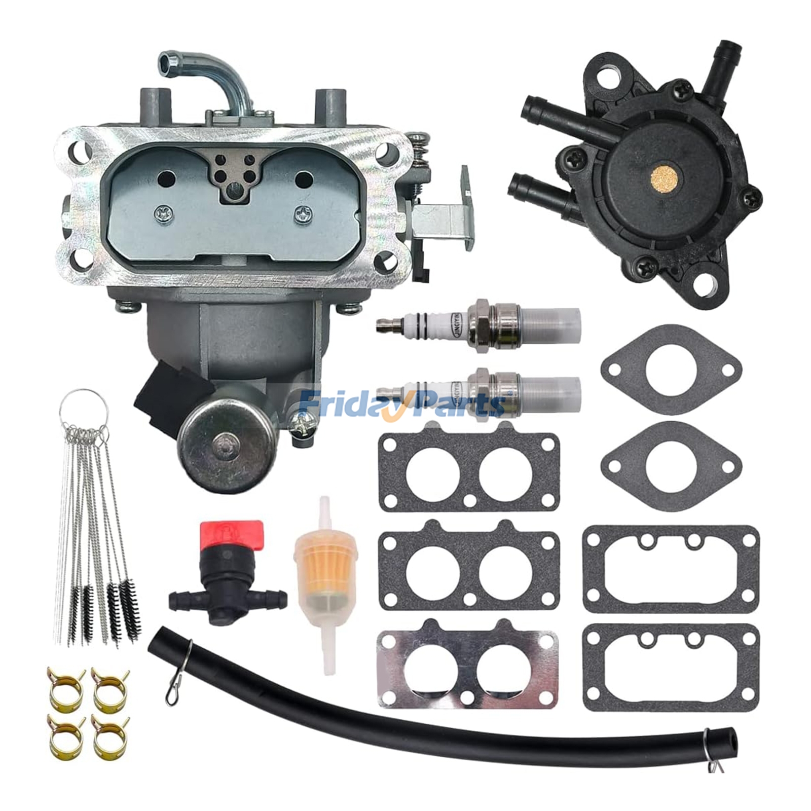 Carburetor Carb Kit With Fuel Pump 15004-0930 15004-1011 15004-1025 for Kawasaki Engine FX730V FX730V-AS28 FX730V-AS29 FX730V-ES00