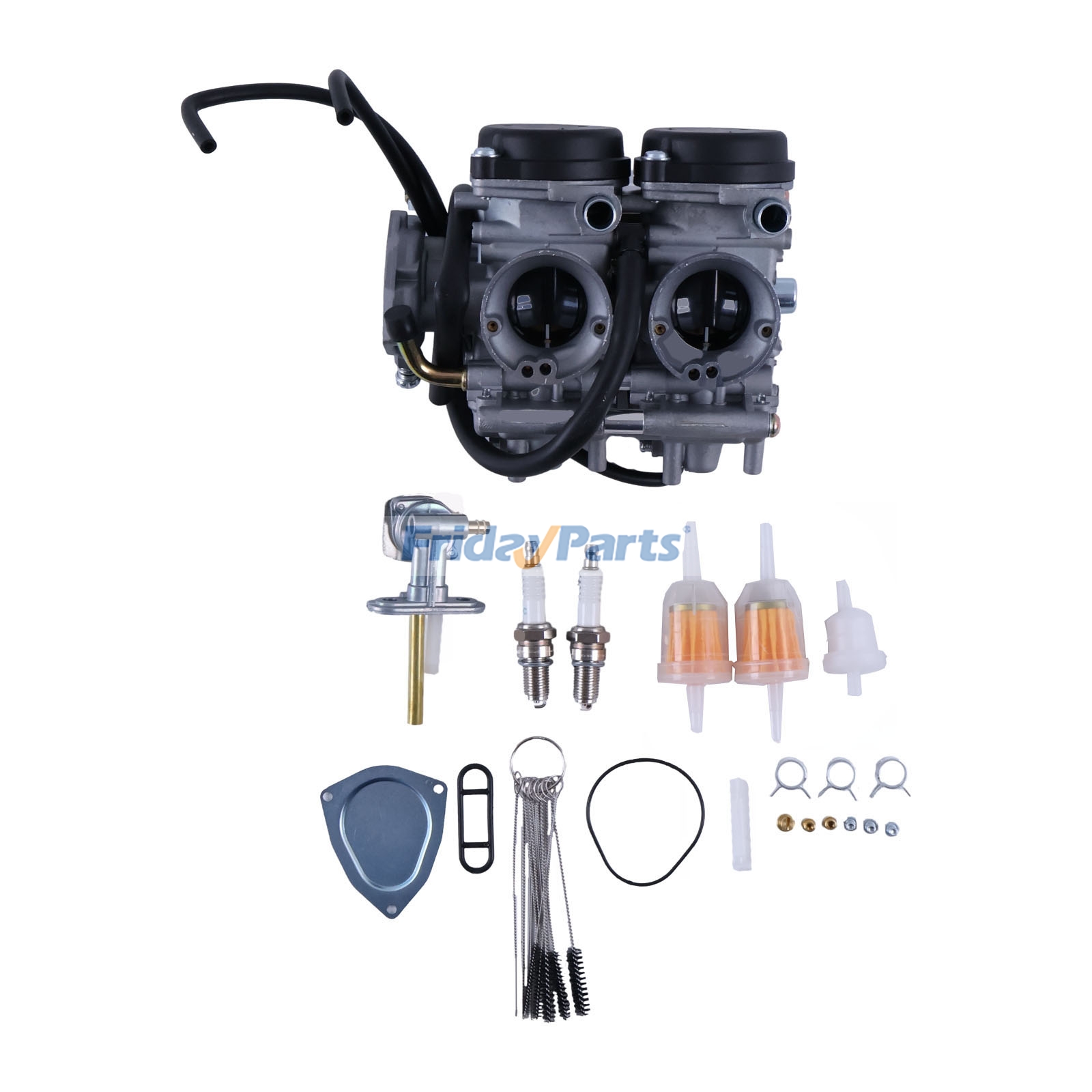 Compra Carburador con filtro de aire y válvula de combustible, llave de purga 5LP-24500-01-00 para Yamaha Raptor 660, 660R y YFM660R (2001-2005) en Fridayparts