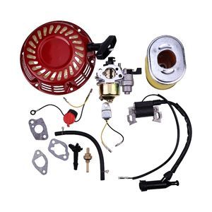 Carburetor Ignition Coil Recoil Starter 16100-ZE1-814 for Honda Engine GX140 GX160 GX200 5HP 5.5HP 6.5HP Generator EG1400 EG2200X