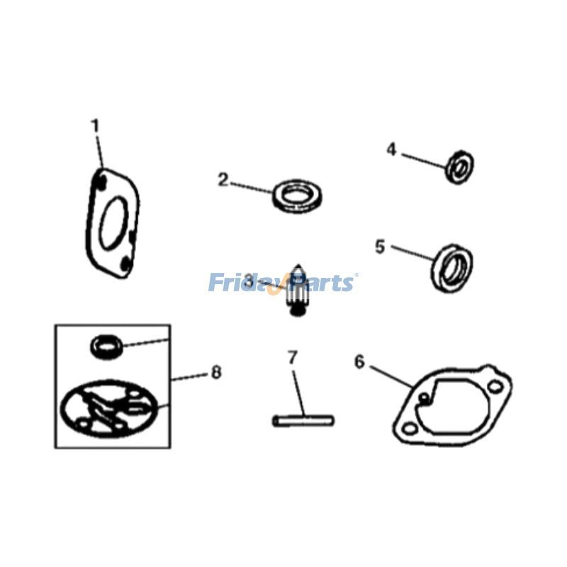 FridayParts Vergaser-Reparatursatz