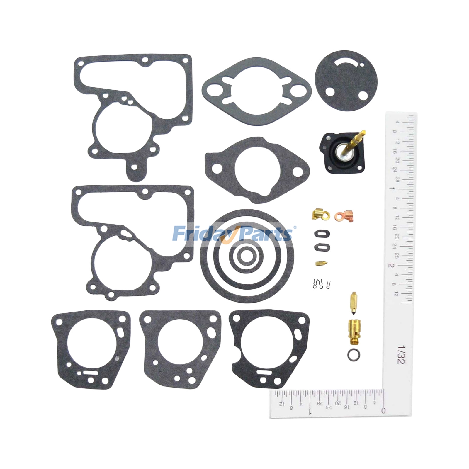 Carburetor Repair Kit for Chervolet C10 Camaro Chevelle Chevy Malibu Suburban - Replaces Walker Products 15415A