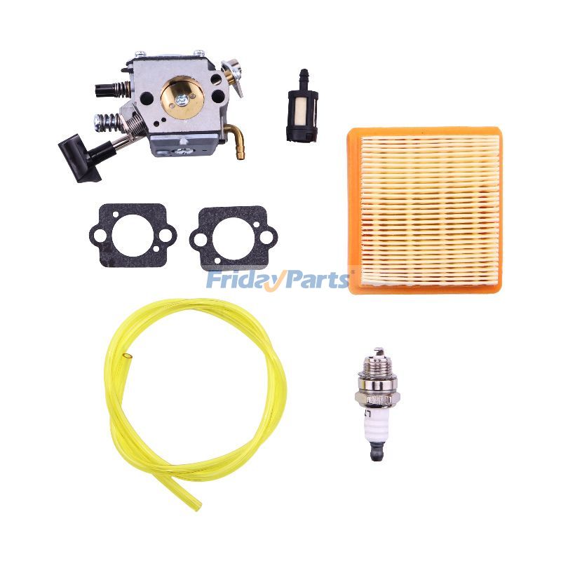 FridayParts Vergaser Zündkerze Kraftstoffleitung Luftfiltersatz