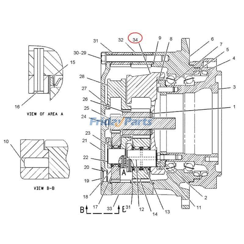Carriererpillar CAT 320-A 322B 323D for Excavator,Tractor