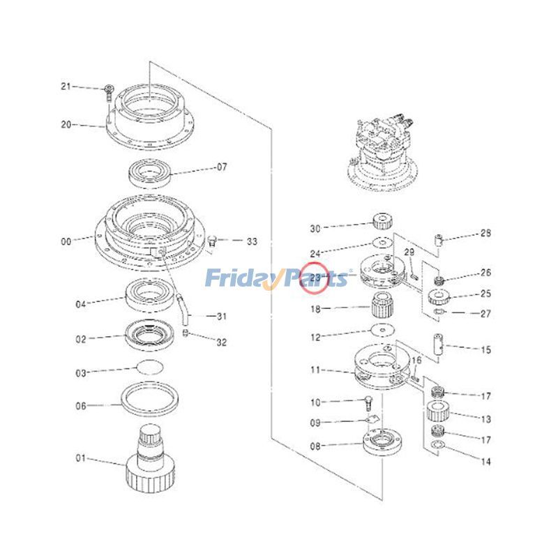 FridayParts Carrier Assembly