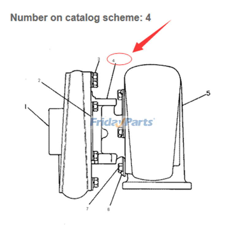 Cartucho GP-Turbocompressor 7N7750 para Caterpillar CAT Motor 3306 3306B Trator D6G D6G2 para Trator