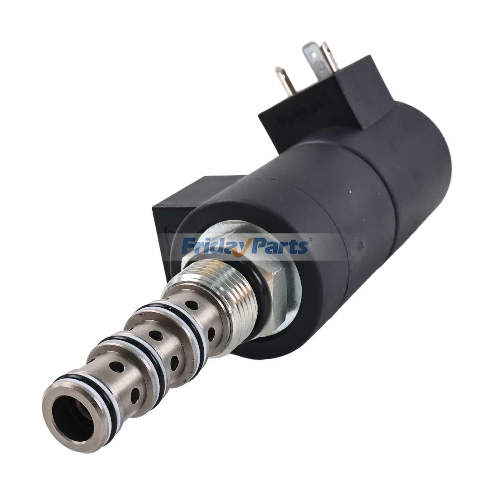 Cartridge Valve With 2 Pieces 24V 3-Piston Solenoid Coil Replacement for Hydraforce SV10-47C-0-N-24DG