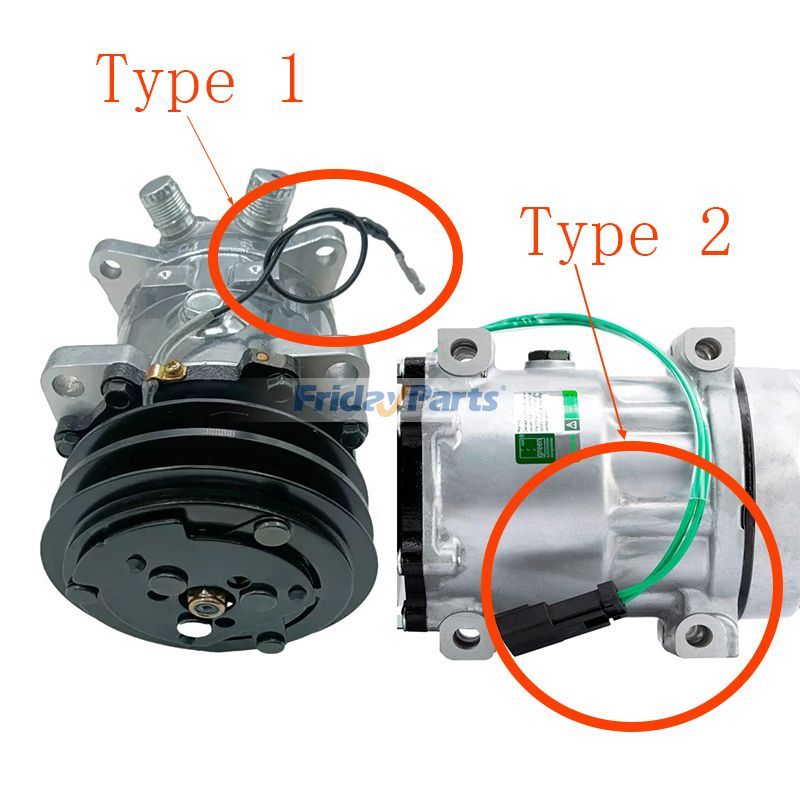 12V SD5H11 A/C Compressor Skid Steer for Loader