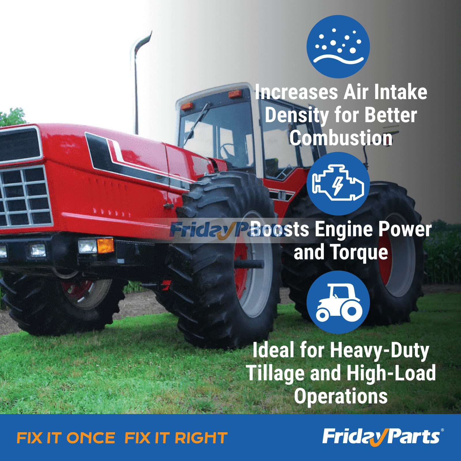 Turbocharger A184781 compatible with CASE DT466 engines