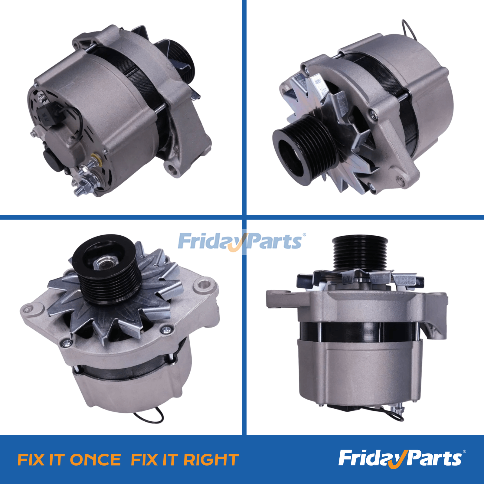 Heavy duty alternator A187873 fits CASE dozers 650H 750K and 850K