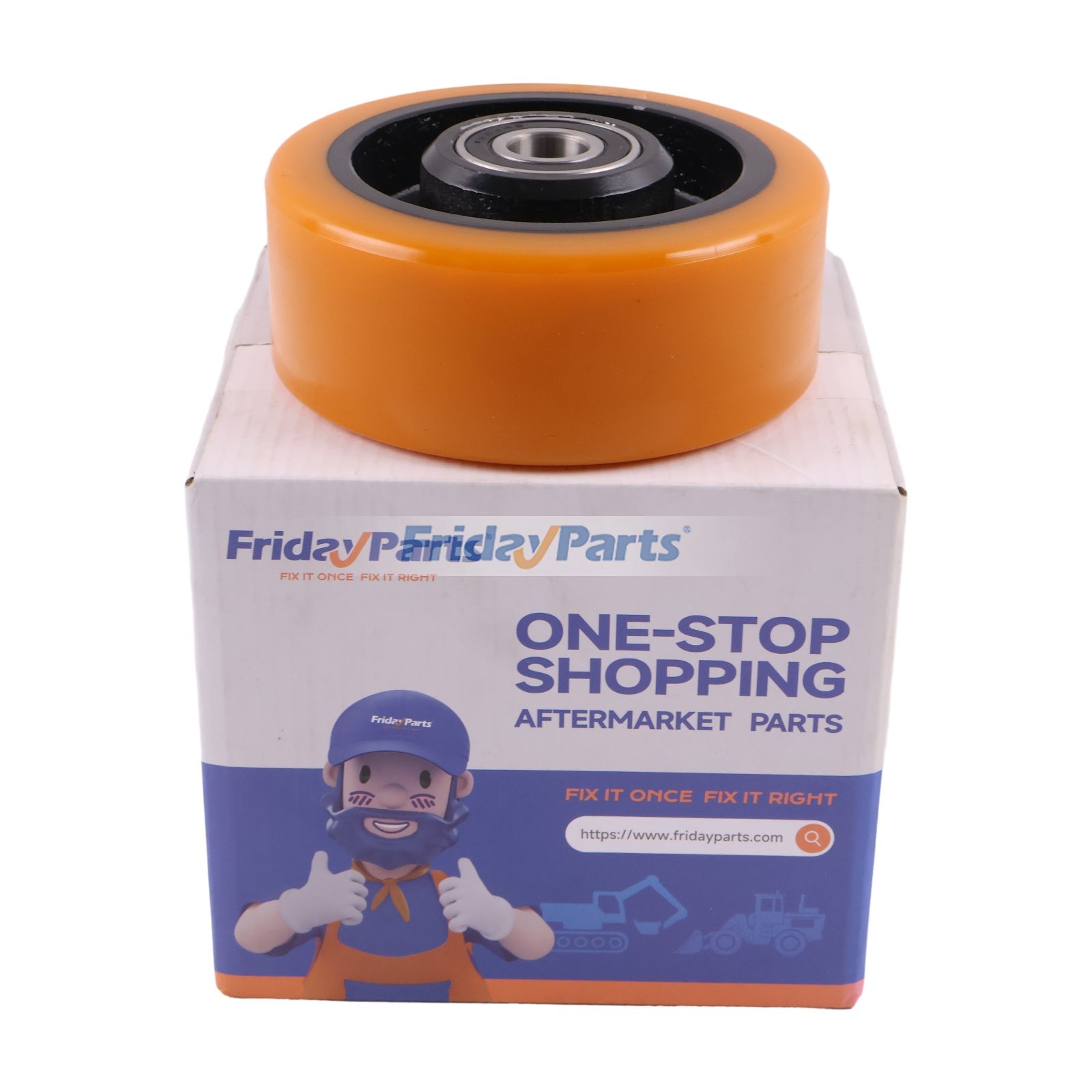 Roulette pivotante avec roulement 51145867 pour Jungheinrich EMC110, EMC105, EMCB10, PWT11, PWF11