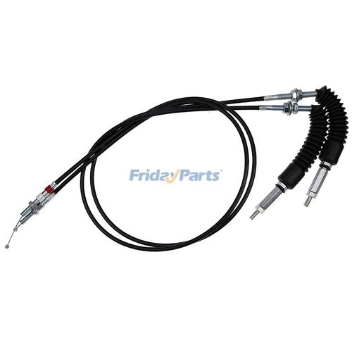 Cable De Control Acelerador Para Excavadora Y Camión Mezclador - Longitud 5.56 Metros, Material PU Y Acero Inoxidable - Respuesta Rápida Y Precisa