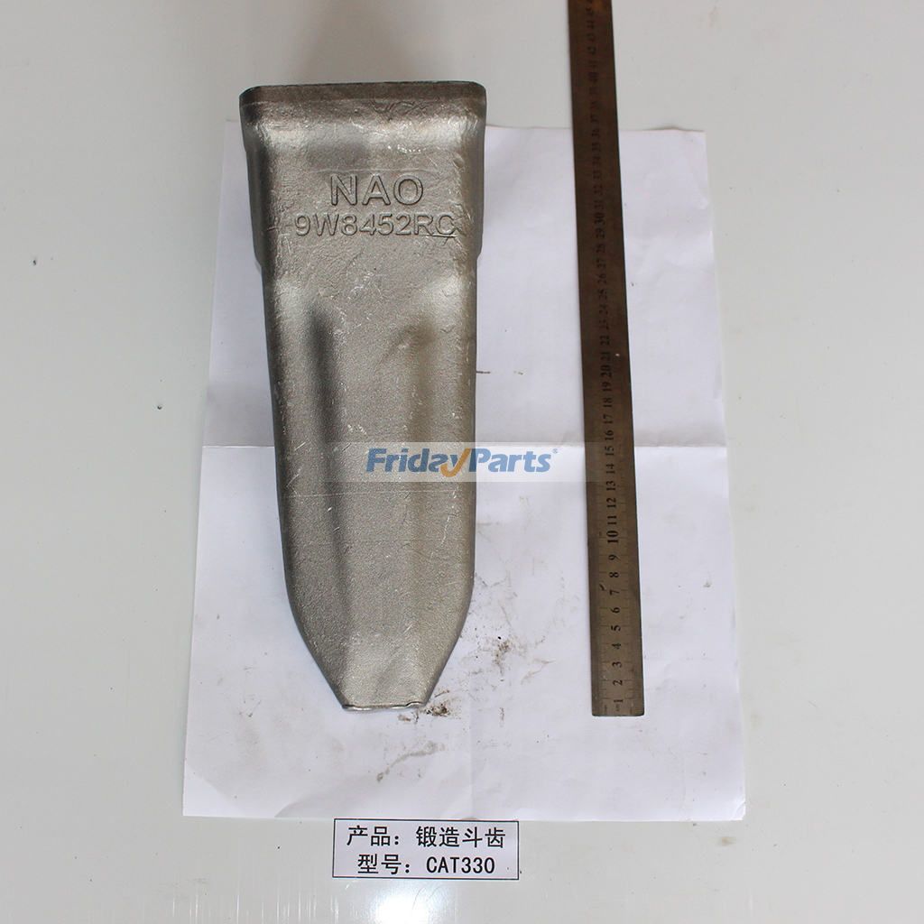 For Caterpillar Excavator CAT 225 229 235 325 330 E300 E300B Forging Bucket Tooth Tips-long 9W-8452