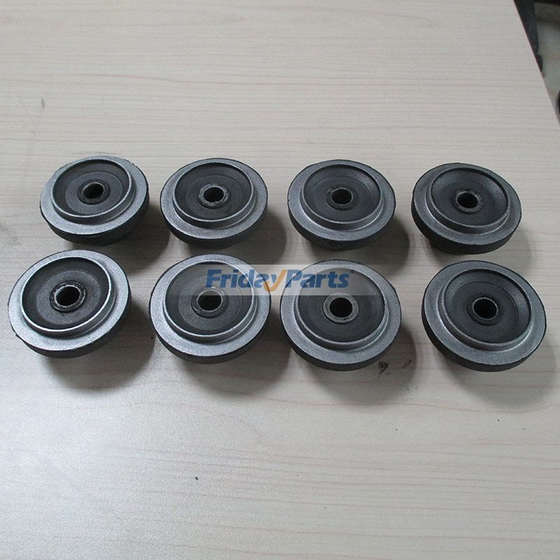 8PCS Engine Rubber Cushion Feet For Caterpillar CAT 350