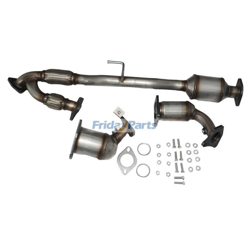 Catalytic Converter Set & Flex Y Pipe 3.5L 2011-2014 for Vehicle