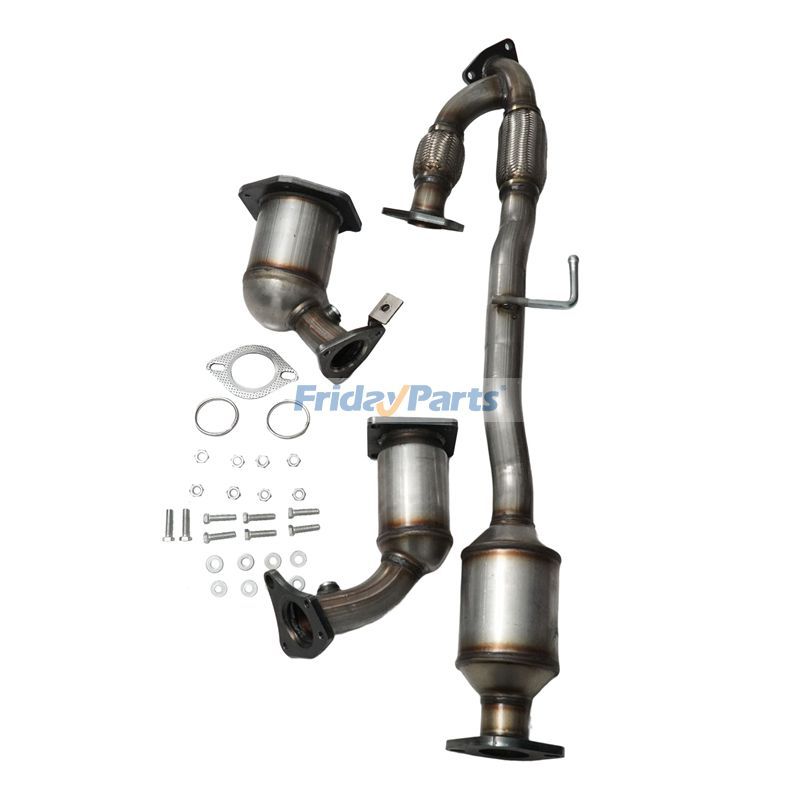 Catalytic Converter Set & Flex Y Pipe for Nissan Quest 3.5L 2011-2014