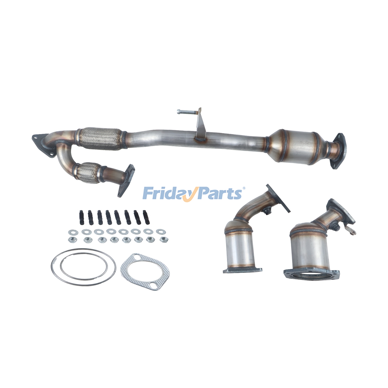 Veículo Para Nissan - Conjunto de conversor catalítico e tubo Y flexível para Nissan Quest 3.5L 2011-2014