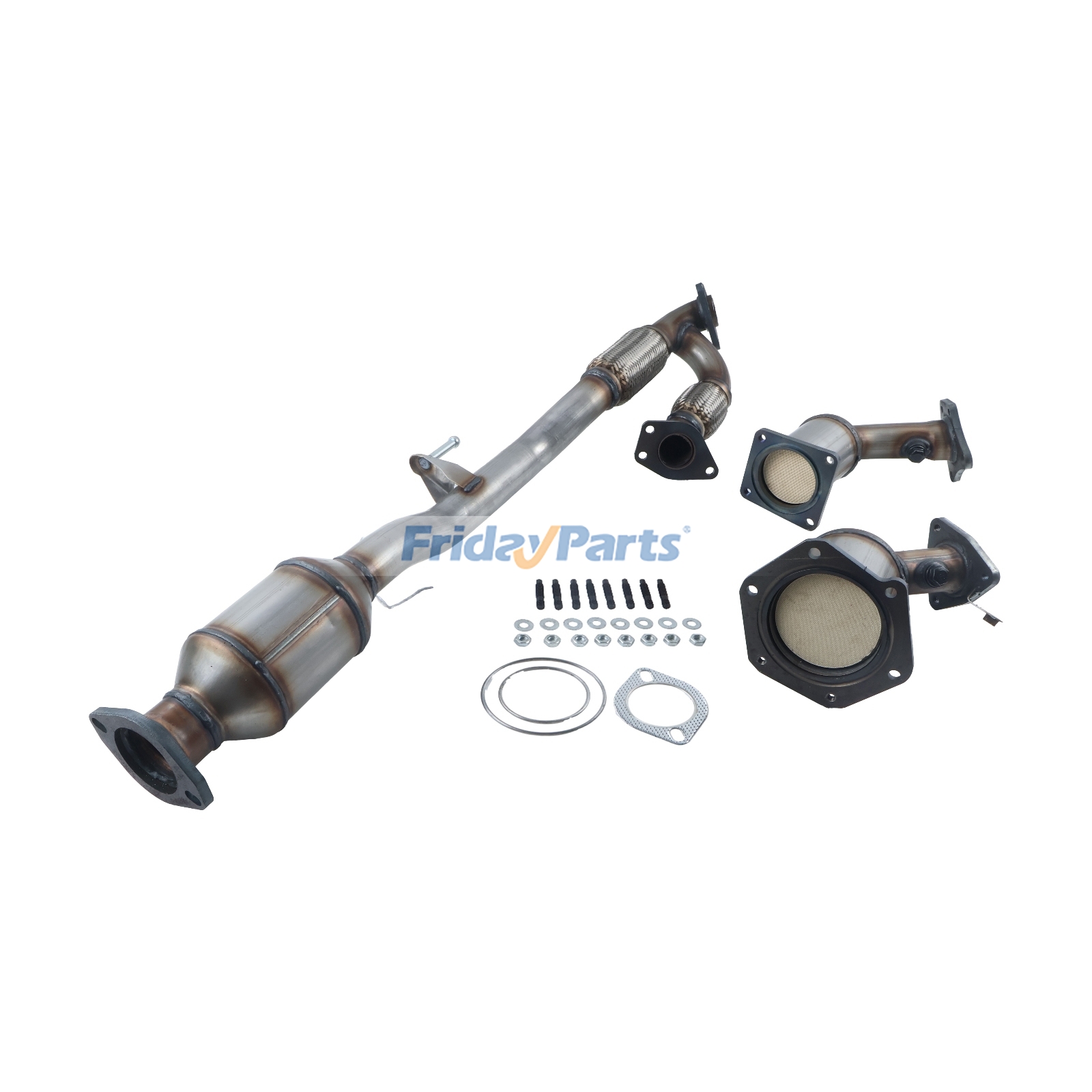 Conjunto de conversor catalítico e tubo Y flexível para Nissan Quest 3.5L 2011-2014