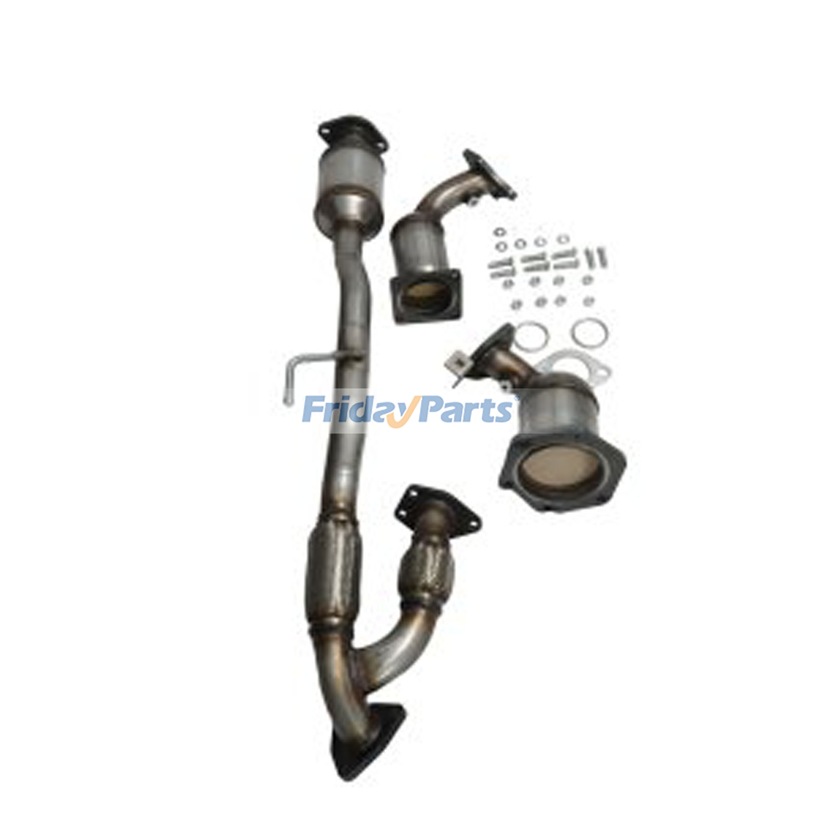 Catalytic Converter Set & Flex Y Pipe 3.5L 2011-2014 compatible with Vehicle