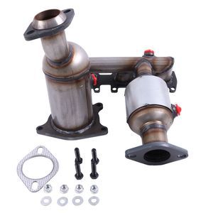 Catalytic Converter Set PE16719-20X for Ford Edge 3.5L 3.7L 2011 -2014 Bank 1 and 2 Non Turbo Only