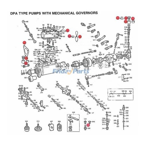 Kit de révision et de reconstruction CAV pour pompe d'injection diesel ...